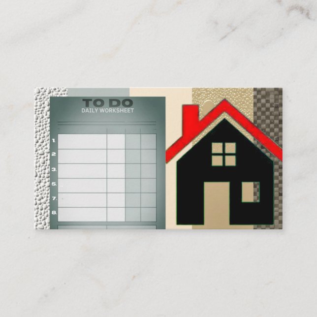 To do daily card visitenkarte (Vorderseite)