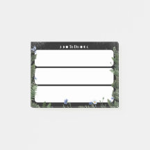 „To-Do“-Klebezettel – dunkles skurriles florales D