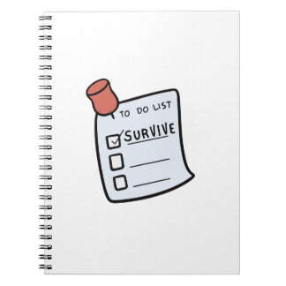 To-Do List: Survive  Notizblock