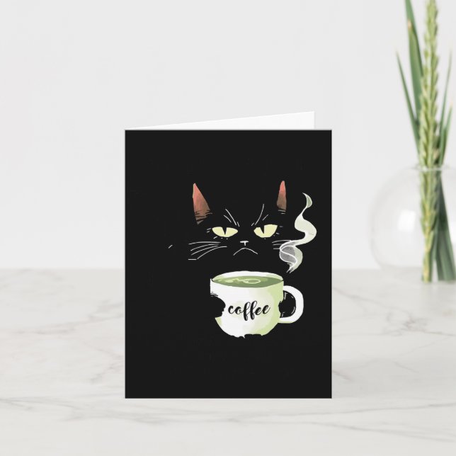 To do List trinken Kaffee Bleibe nach Wiederholung Karte (Vorderseite)