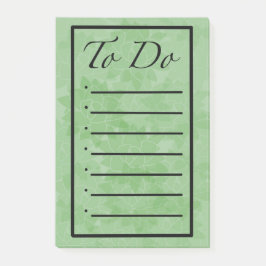 To Do List with Pointy Succulents Post-it Klebezettel