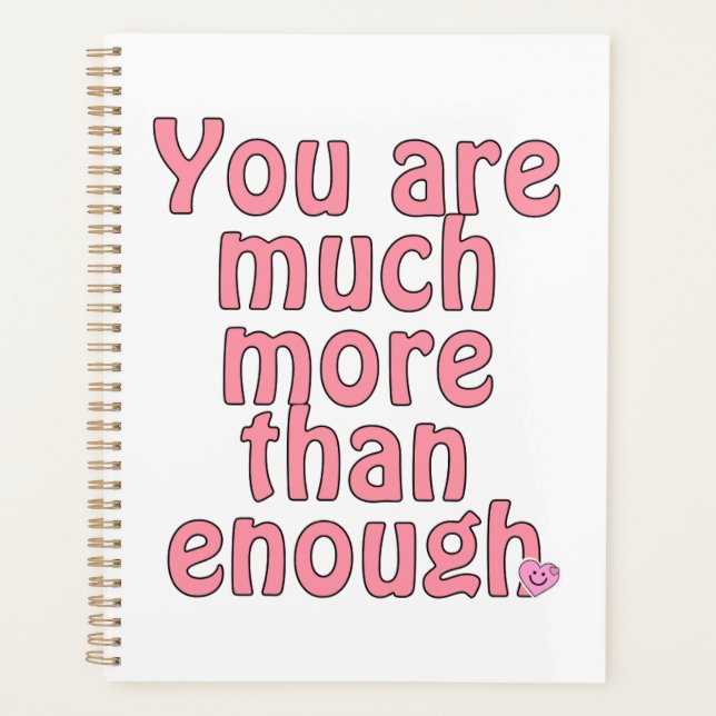 To do list You are more then enough  Planer (Vorderseite)