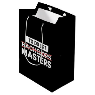 To-Do-Liste Bachelor-Master-Abschluss Hochschulnot Mittlere Geschenktüte