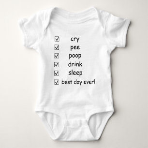 To-Do-Liste der Baby Jersey Bodysuit-Säugling Baby Strampler