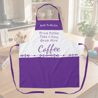 To-Do-Liste für Kaffeeliebhaber weiß lila
