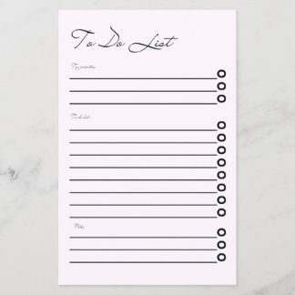 To-Do-Liste Planer Flyer