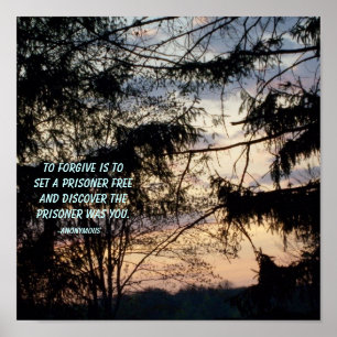 To forgive is to set a prisoner free...Poster Poster