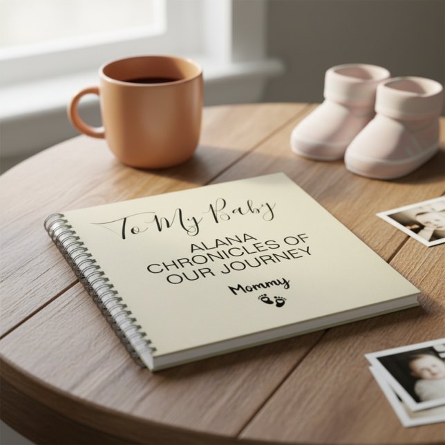 To My Baby Keepsake Pregnancy Journal Notizbuch (Von Creator hochgeladen)