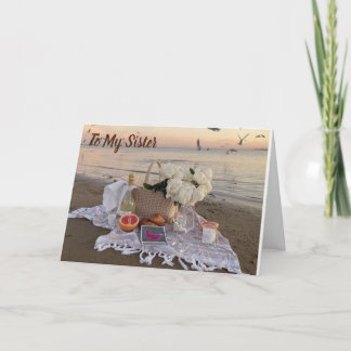 **TO MY BEAUTIFUL SISTER** A ROSE CARD KARTE