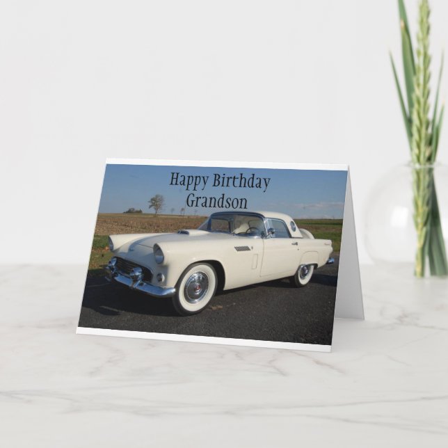 **TO MY CLASSIC GRANDSON*** BIRTHDAY CARD KARTE (Vorderseite)
