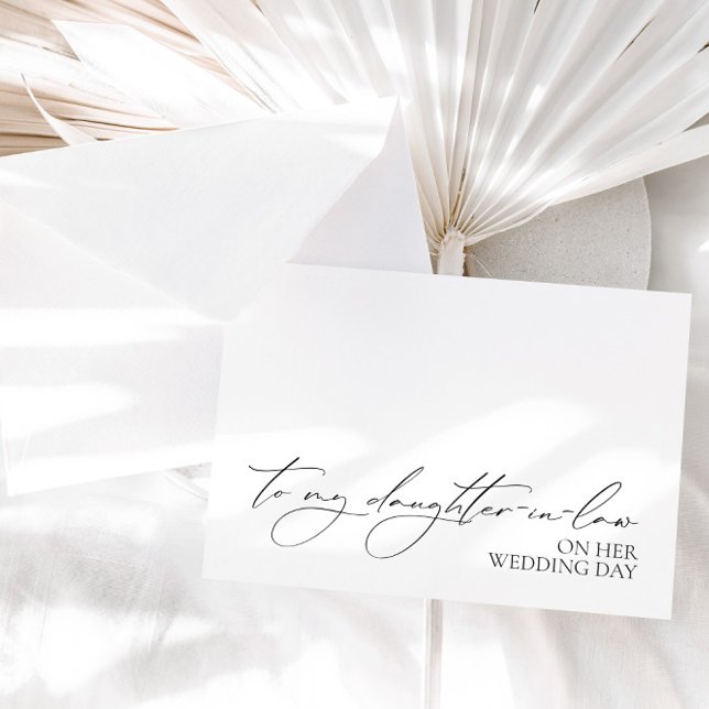 "To My Daughter-in-Law"-Hochzeitskarte (Von Creator hochgeladen)