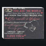 To my Husband Canvas Decor Holzkisten Schild<br><div class="desc">The poster is printed on canvas which is one of best material for poster. It is waterproof, moisture proof and high tensile strength.The poster has rich printing color and fine texture. Creative Ohrfeigen for relative and friends, suitable for birthdays, weddings, thanksgiving, Christmas and other holidays Can be directly: very hung...</div>