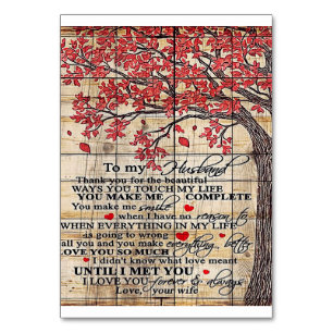 To My Husband   Funny Quotes To Husband Gift Tischnummer