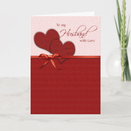 To my husband on Valentine's Day Feiertagskarte
