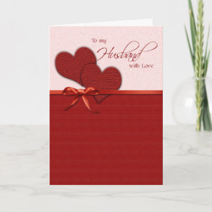 To my husband on Valentine's Day Feiertagskarte