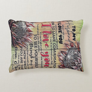 To My Husband Present Cool New Home Gift Dekokissen