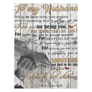 To my Husband |To My Husband Letter | Cute Present Tischdecke