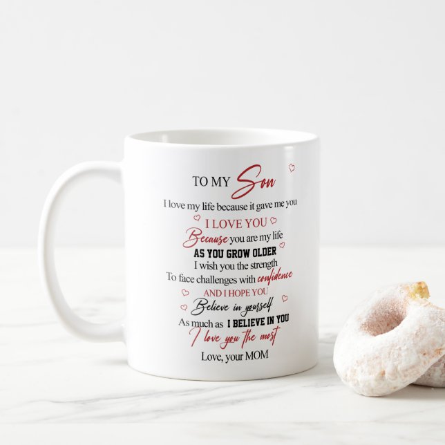 To my son kaffeetasse (Mit Donut)