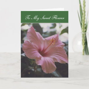 To My Sweet Blume - Karte (V-Tag)