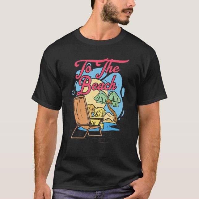 To The Beach Island Beach T-Shirt (Vorderseite)
