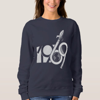 To the Moon 69 - White Sweatshirt