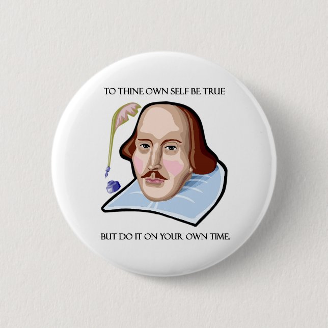 to-thine-own-self-be-true-but button (Vorderseite)