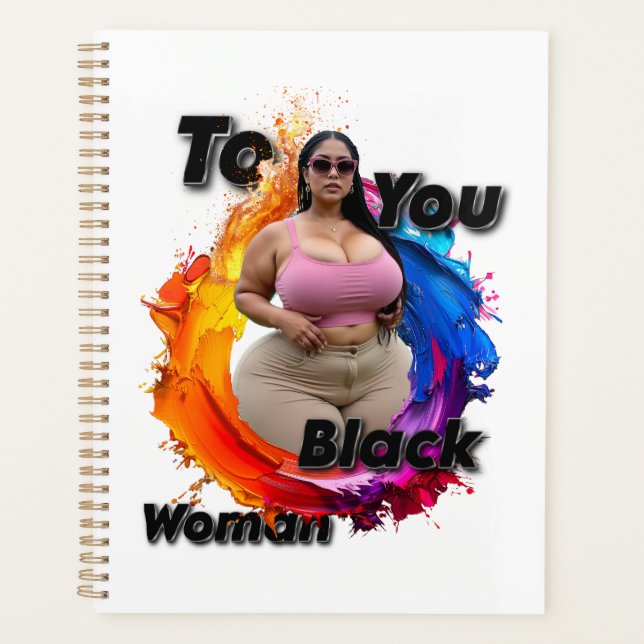 To You Black Woman Planer (Vorderseite)