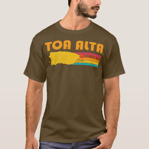 Toa Alta Puerto Rico Vintag Distressed Souvenir T-Shirt