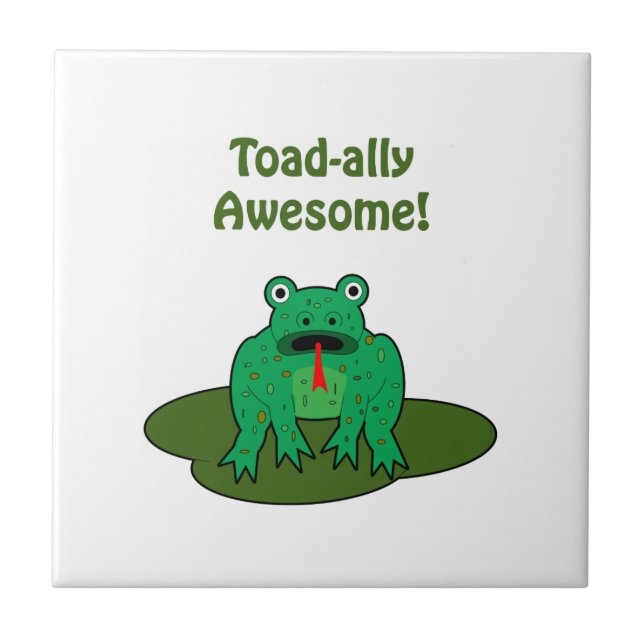 Toad-ally Phantastisch Fliese (Vorderseite)