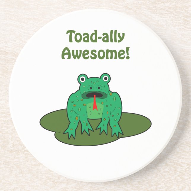 Toad-ally Phantastisch Getränkeuntersetzer (Vorne)