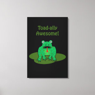 Toad-ally Phantastisch Leinwanddruck