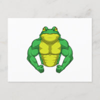 Toad as Bodybuilder with big Muscles