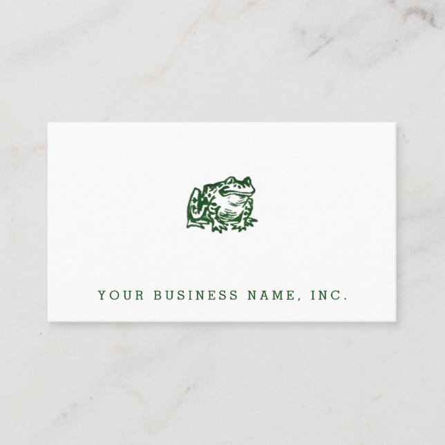 Toad Business Card Visitenkarte (Vorderseite)