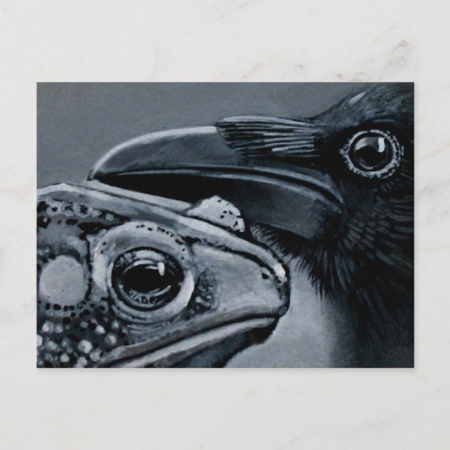 Toad & Crow Postkarte (Vorderseite)
