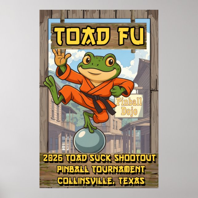Toad Fu - Toad Suck Shoot Out 2026 Poster (Vorne)