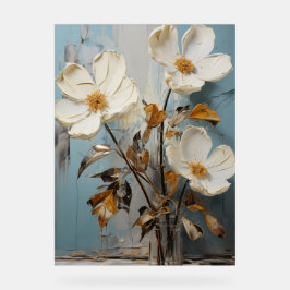 Toad Lily - Impasto Floral Acrylschild