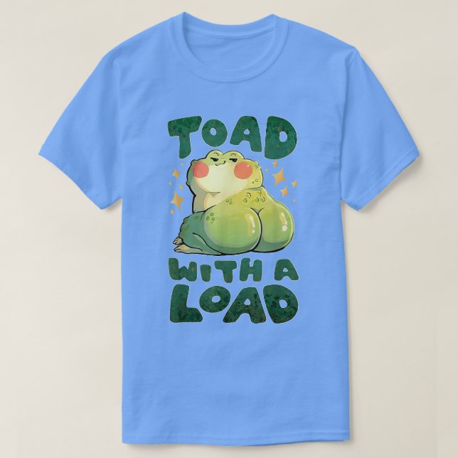 Toad mit einer Niedlichen Toad-Meme T-Shirt (Design vorne)