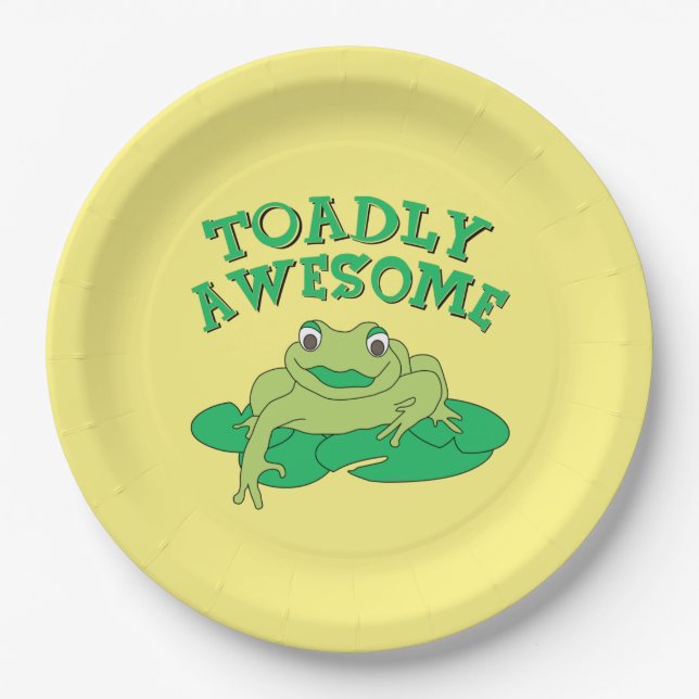 TOAD PHANTASTISCH PAPPTELLER (Vorderseite)
