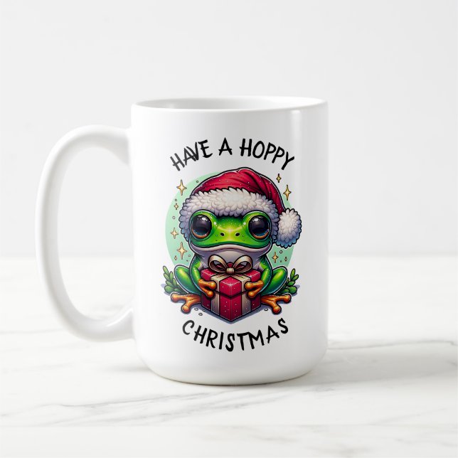 Toad-Phantastische Weihnachtsfeiertage Personalisi Kaffeetasse (Links)