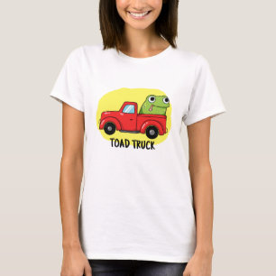 Toad Truck Funny Tow Truck Puff T-Shirt