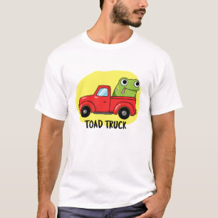 Toad Truck Funny Tow Truck Puff T-Shirt