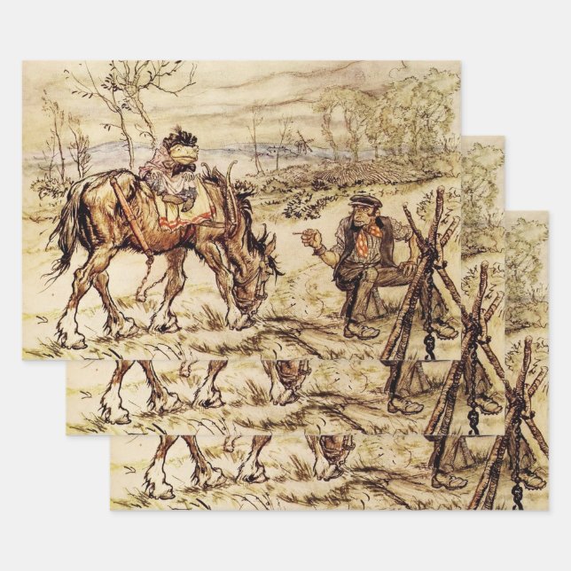 Toad und die Sinti und Roma von Arthur Rackham Geschenkpapier Set (Set)