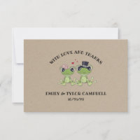 ©Toadal in Liebe Frog Couple Rustic Wedding