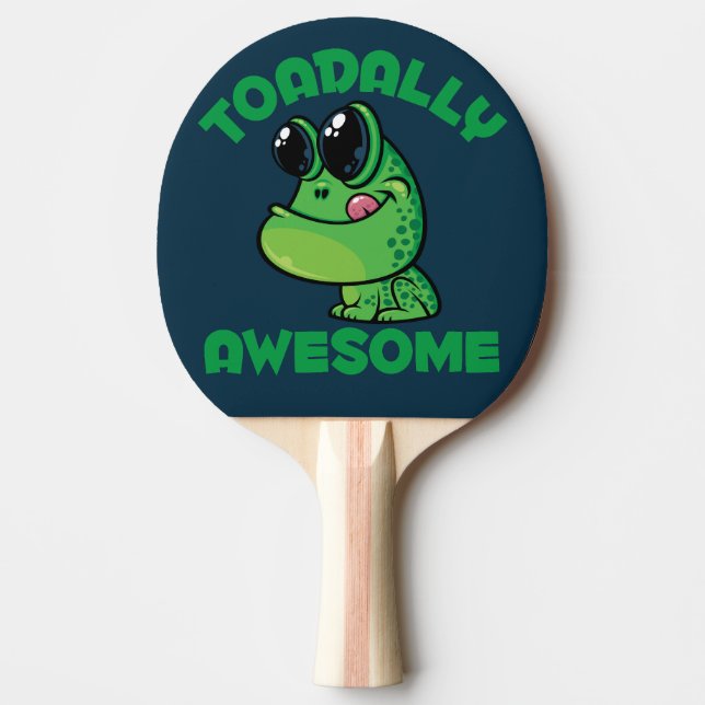 Toadal Phantastisch Happy Cartoon Toad Tischtennis Schläger (Vorderseite)