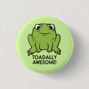 Toadal Phantastischer Funny Toad Pub Button