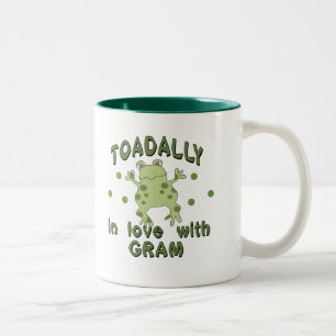TOADALLY Liebe-Gramm-Frosch Zweifarbige Tasse