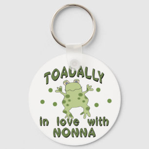 TOADALLY Liebe Nonna Frosch Schlüsselanhänger