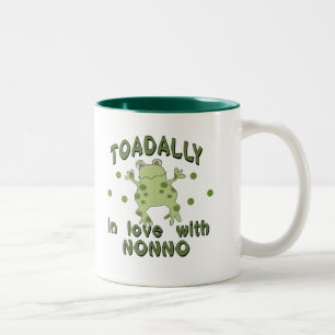 TOADALLY Liebe Nonno Frosch Zweifarbige Tasse