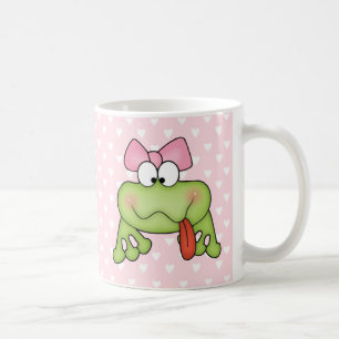 Toadally niedlicher Mädchen-Frosch Tasse