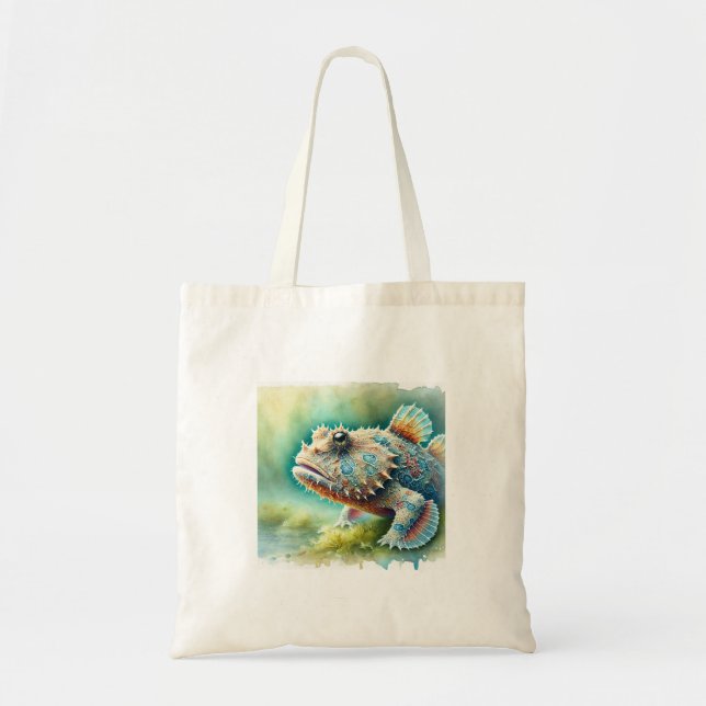 Toadfish 091024AREF119 - Watercolor Tragetasche (Vorne)